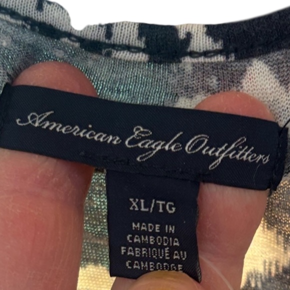 American Eagle Outfitters Navy and White Tank Top (New without tags!!!) - Picture 2 of 11